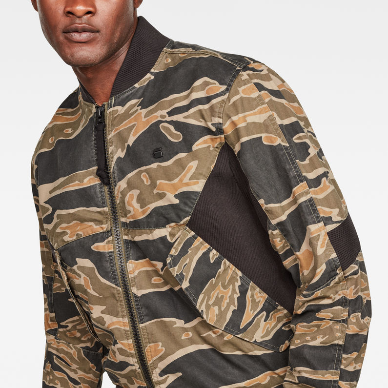 G-Star RAW® Motac-X Bomber Groen detail shot