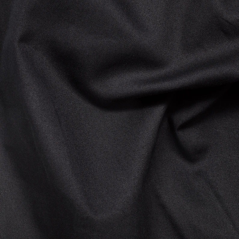 G-Star RAW® Rovic High Waist Paperbag Pants Black fabric shot