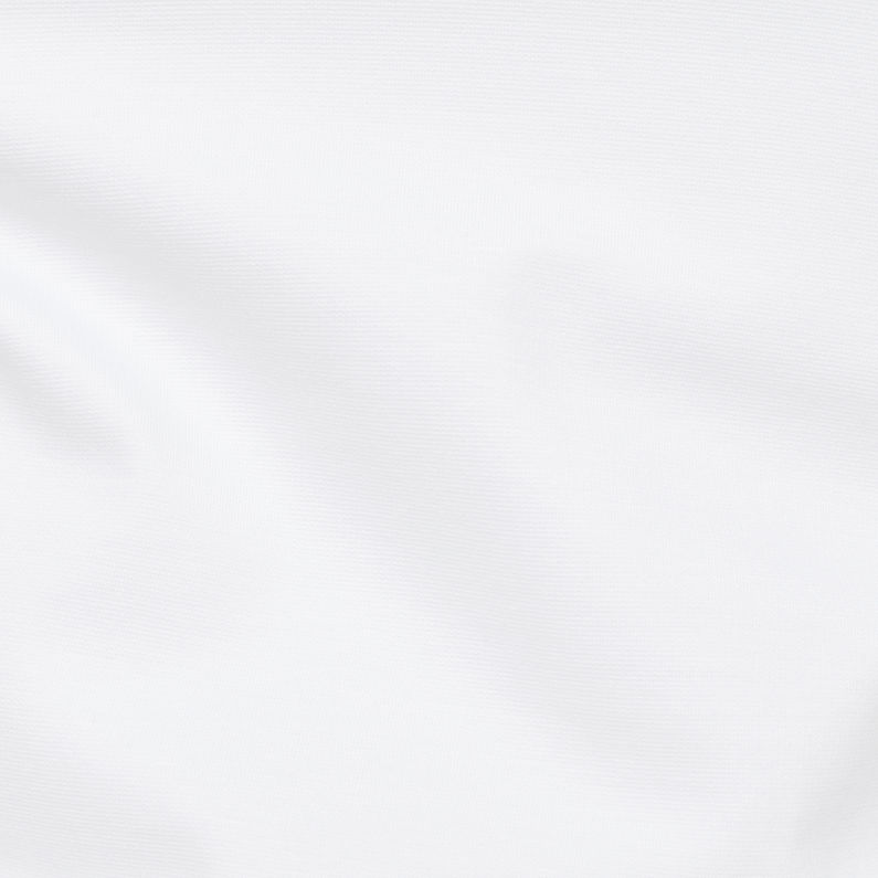 G-Star RAW® Silber Cropped T-Shirt White fabric shot