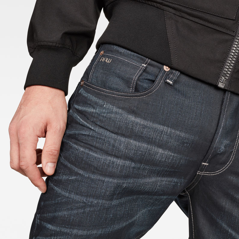 G-Star RAW® 3301 Low Waist Tapered Jeans Dunkelblau