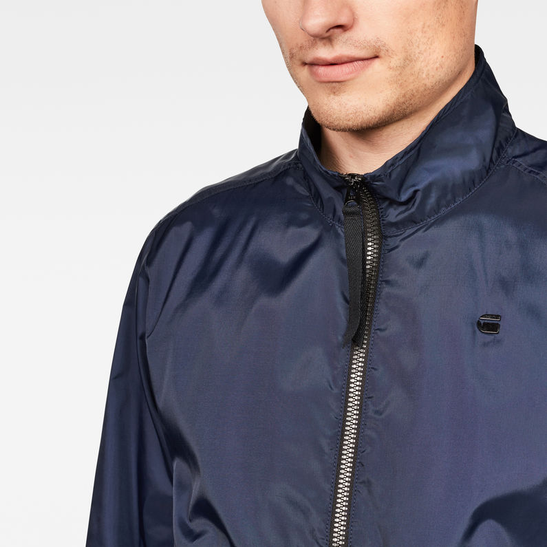 G-STAR® Deline Track Overshirt Dark blue detail shot