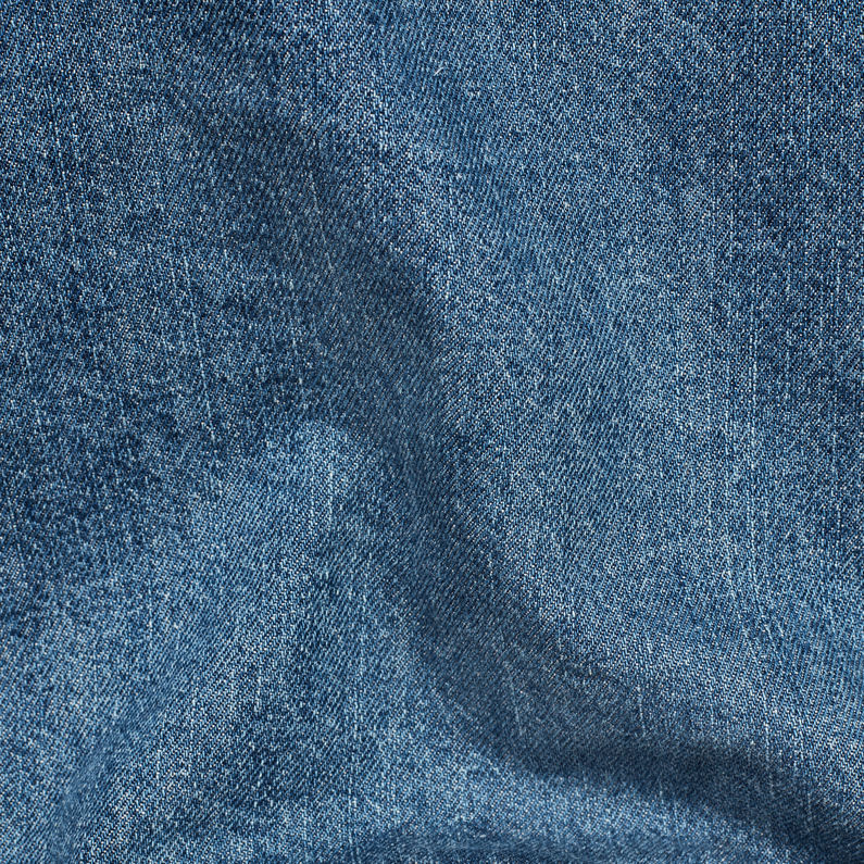 G-Star RAW® 3301 Deconstructed Slim Jacket Azul intermedio fabric shot