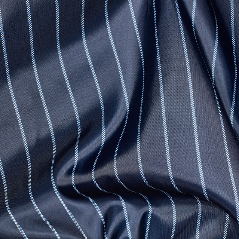 G-Star RAW® Strett Hooded Overshirt + Gymbag Bleu foncé fabric shot