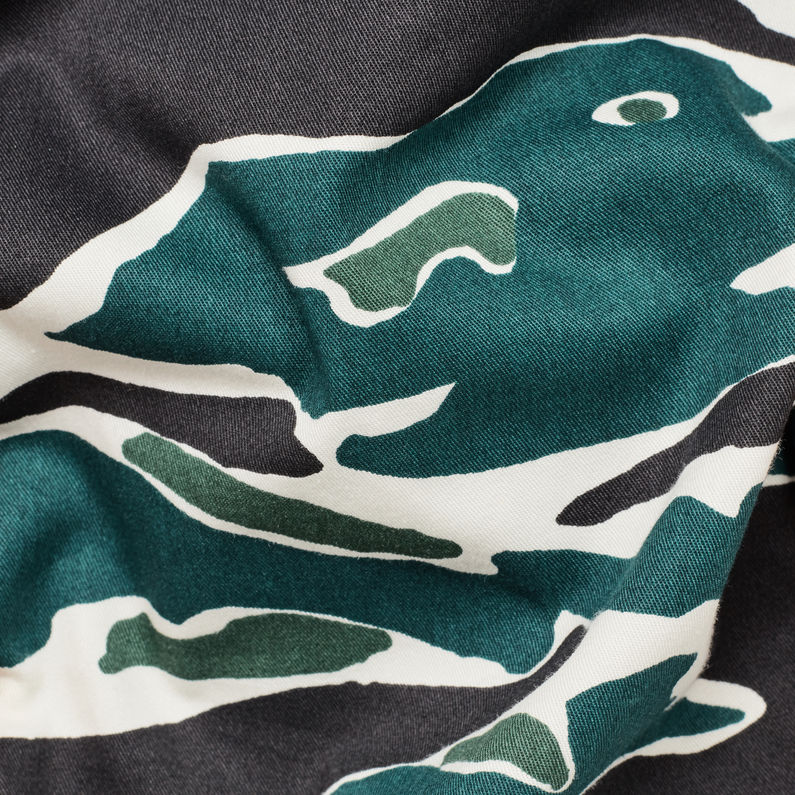 G-STAR® Rovic High Waist Paperbag Pants Grün fabric shot