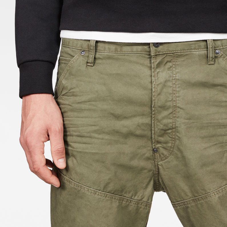 G-STAR® 5620 Pattern-Mix 3D Loose Jeans Vert detail shot