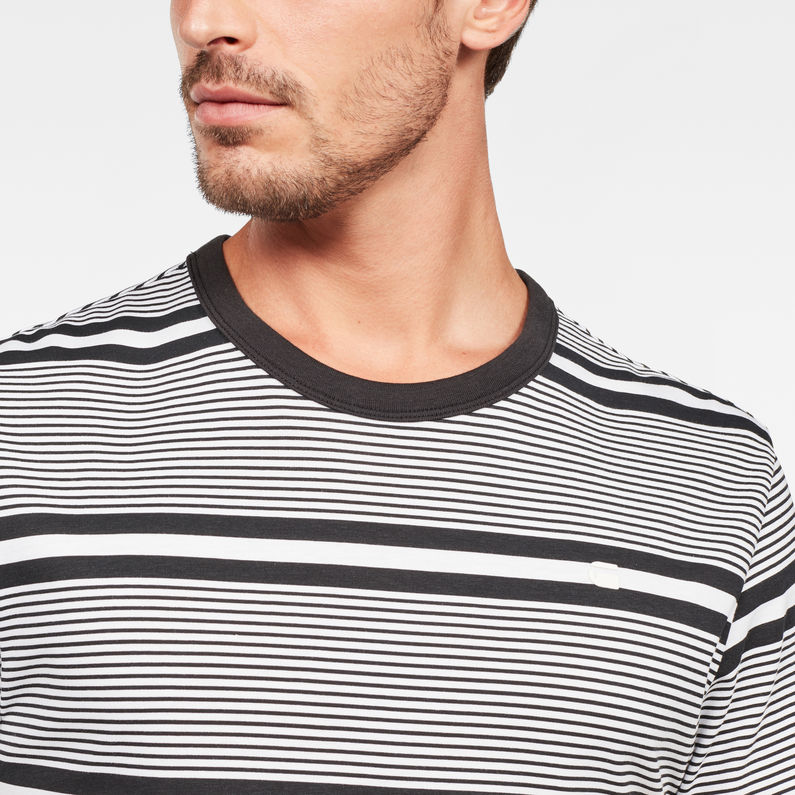 G-Star RAW® Makauri Stripe-5 T-Shirt White detail shot