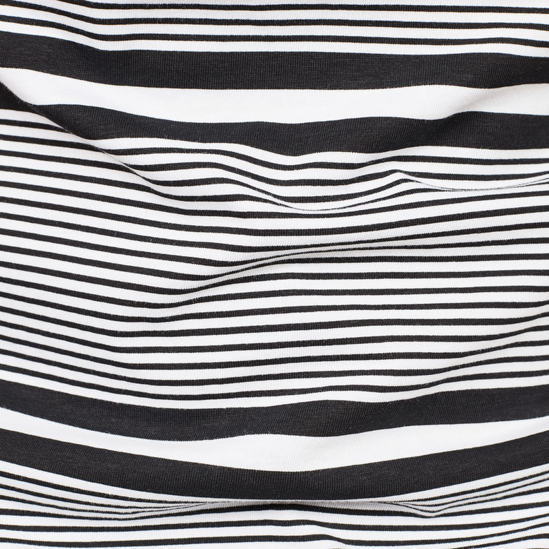 G-Star RAW® Makauri Stripe-5 T-Shirt White fabric shot