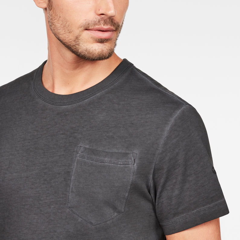G-Star RAW® Dill Pocket T-Shirt Grey detail shot
