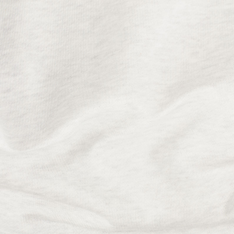 G-Star RAW® Core Zip-Hooded Zip Sweater White fabric shot