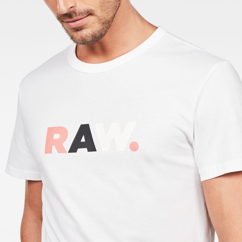 G-Star RAW® Wyna T-Shirt Blanc detail shot