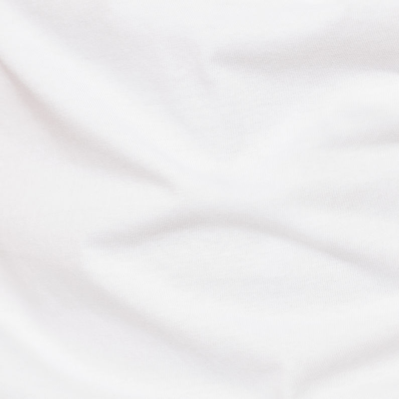 G-Star RAW® Wyna T-Shirt Blanc fabric shot