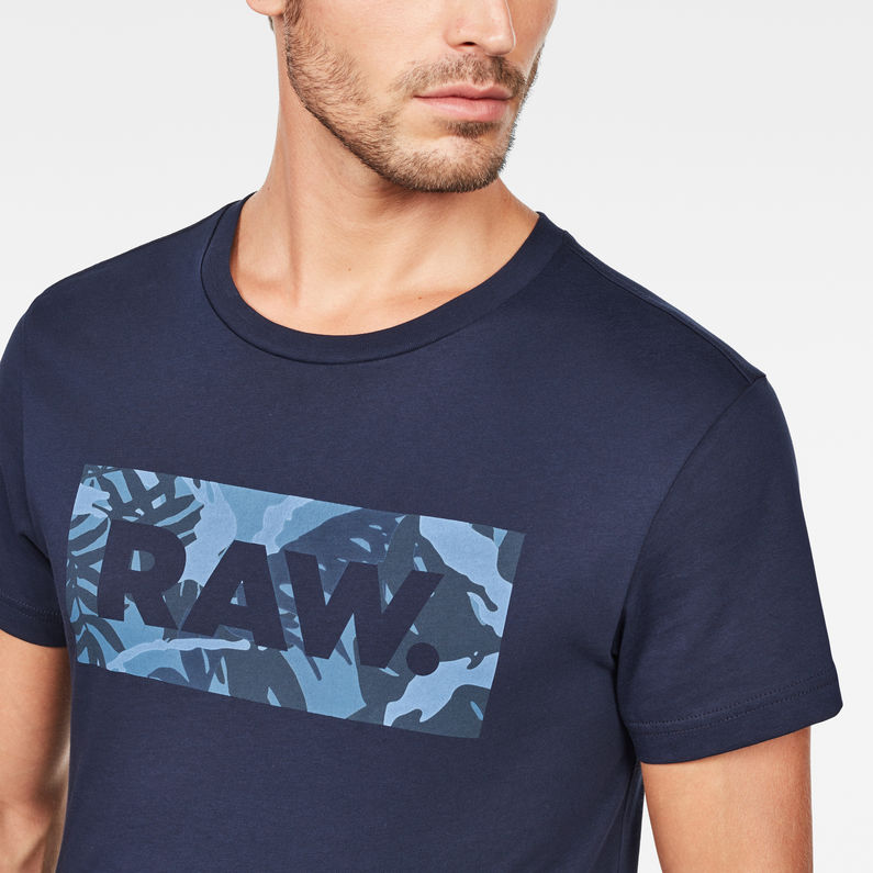G-Star RAW® Graphic DC Art T-shirt Azul oscuro detail shot