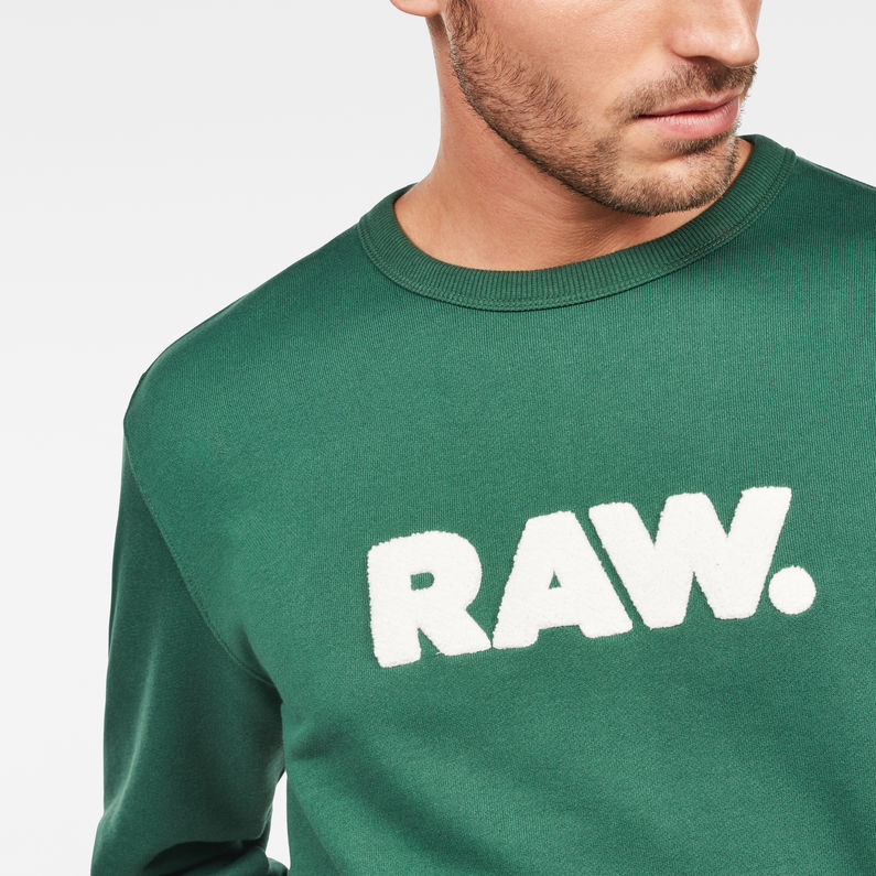 G-Star RAW® Hodin Sweater Green detail shot