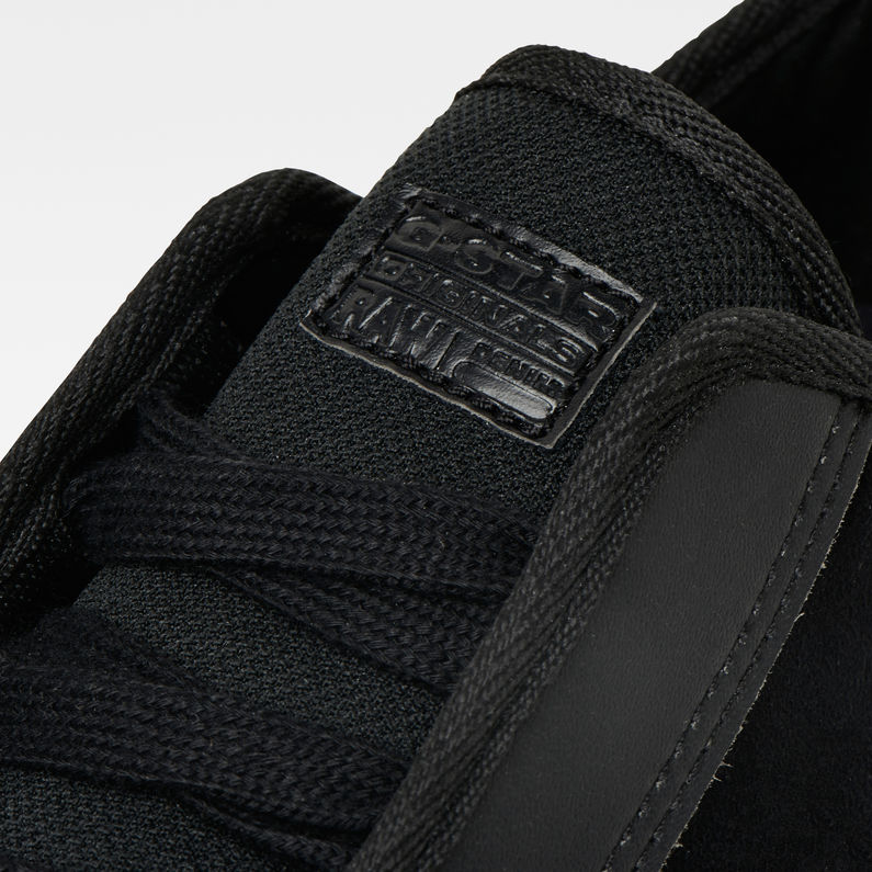G-Star RAW® Strett Leather-Mix Sneakers Black detail