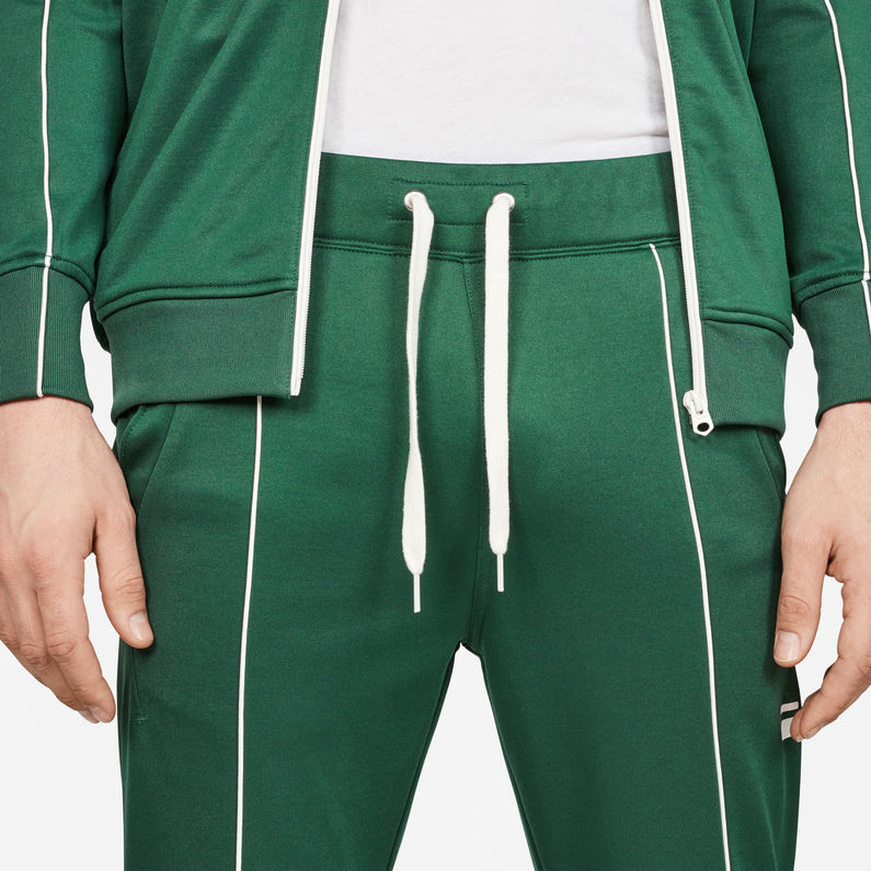 G-Star RAW® Lanc Slim Trackpants Green detail shot