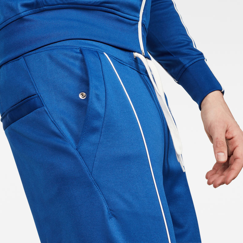 G-Star RAW® Lanc Slim Trackpants Mittelblau detail shot