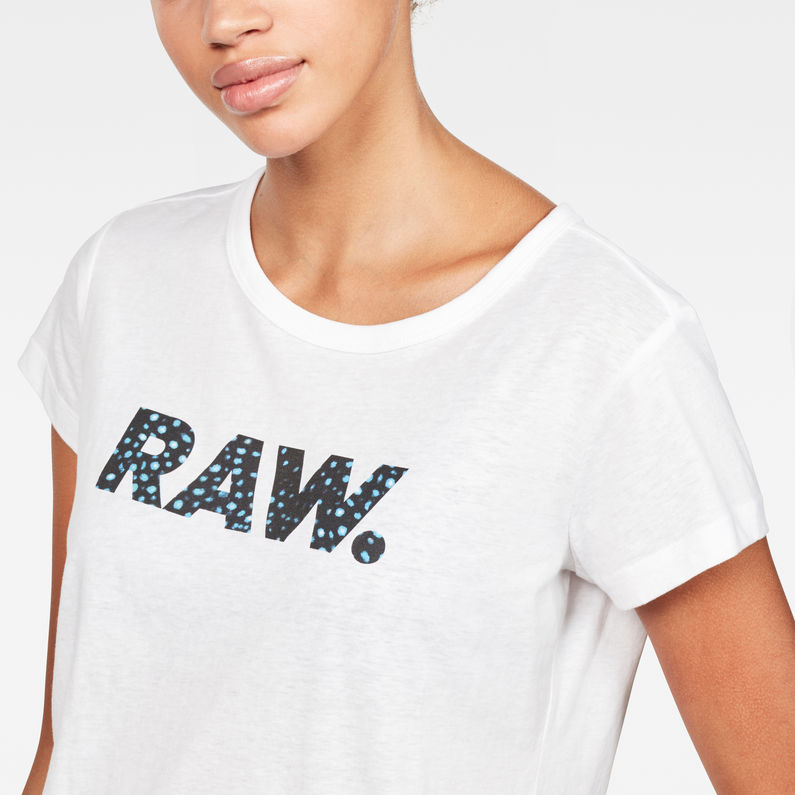 G-Star RAW® Deasty Straight T-Shirt White detail shot