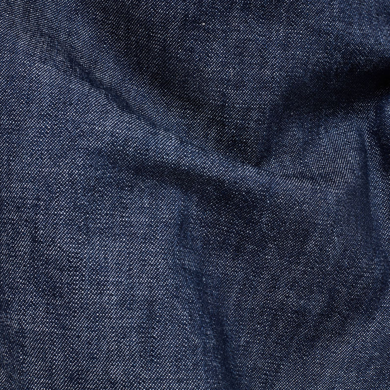 G-Star RAW® Rovic High Waist Paperbag Pants Dark blue fabric shot