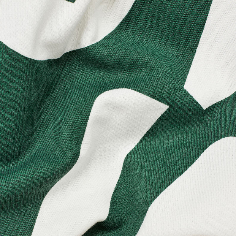 G-Star RAW® Hyce Relaxed Sweatshorts Green fabric shot