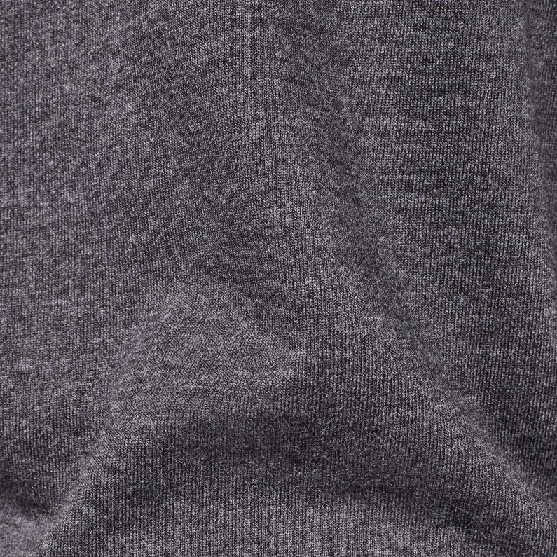 G-Star RAW® Loaq Hooded Sweater Gris fabric shot