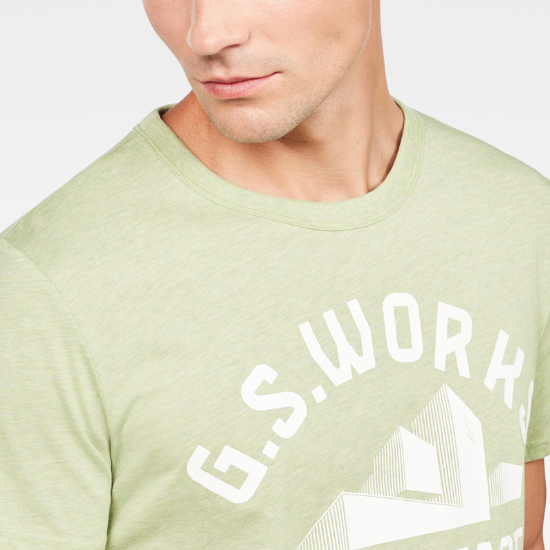 G-Star RAW® Art#4 T-Shirt Grün detail shot