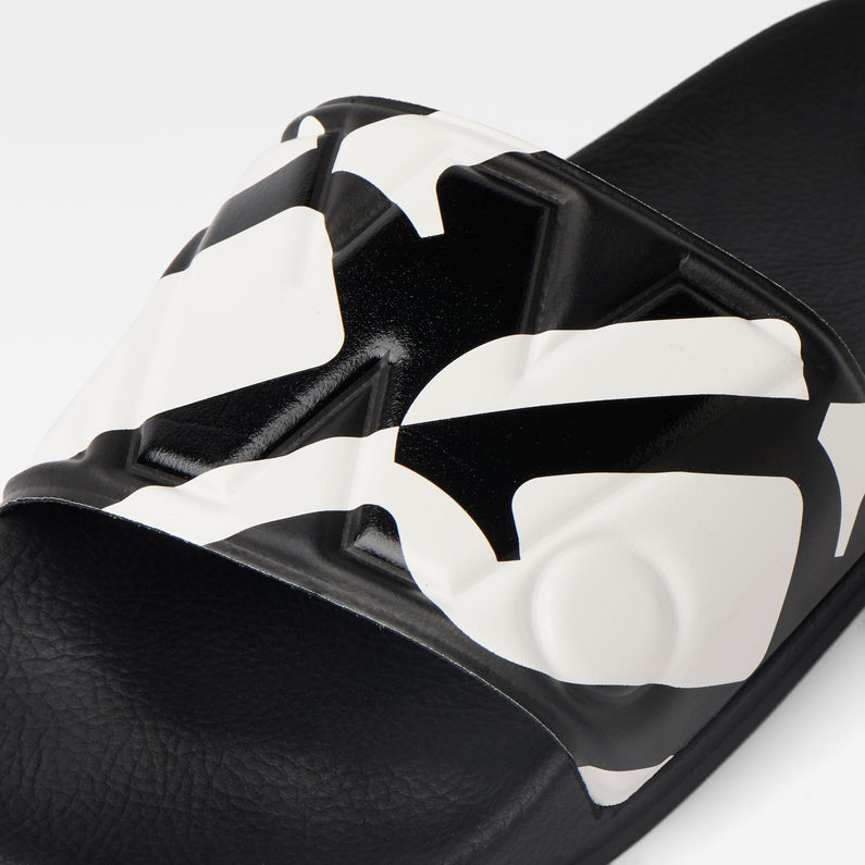 G-Star RAW® Cart Pattern Slide Black detail