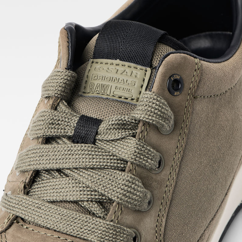 G-Star RAW® Rackam Yard Low Sneakers Grün detail