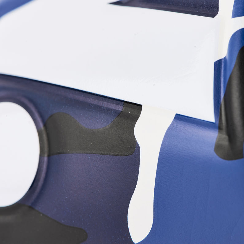 G-Star RAW® Cart Pattern Slide Azul intermedio fabric shot
