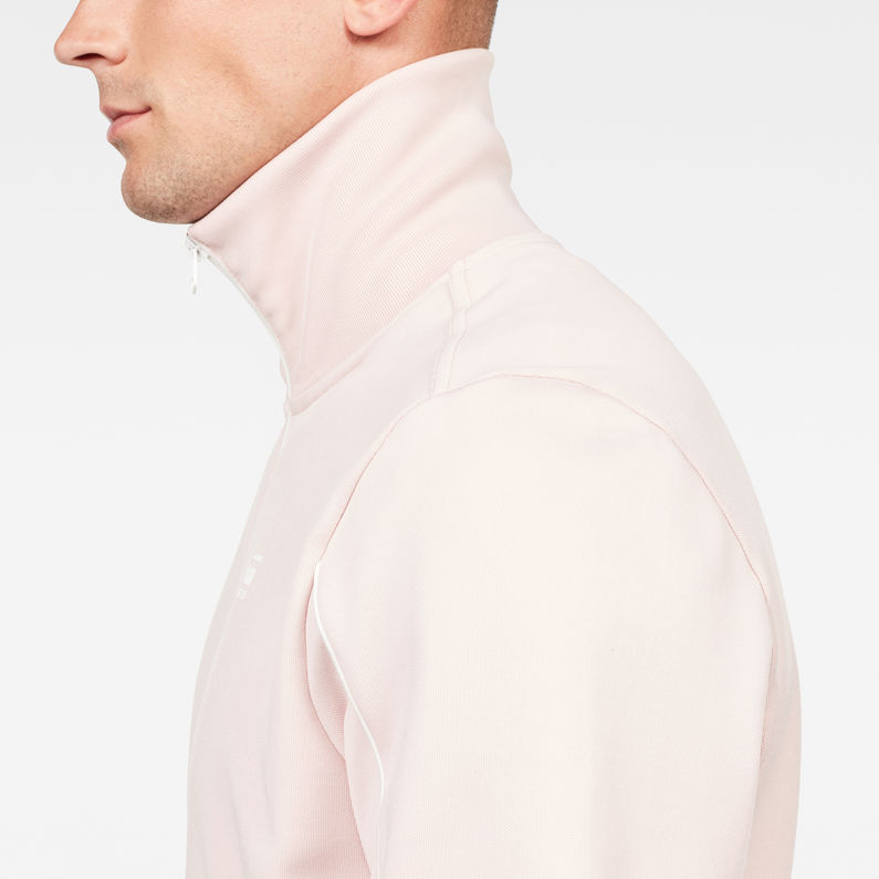 G-Star RAW® Lanc Slim Tracktop Sweater Pink detail shot