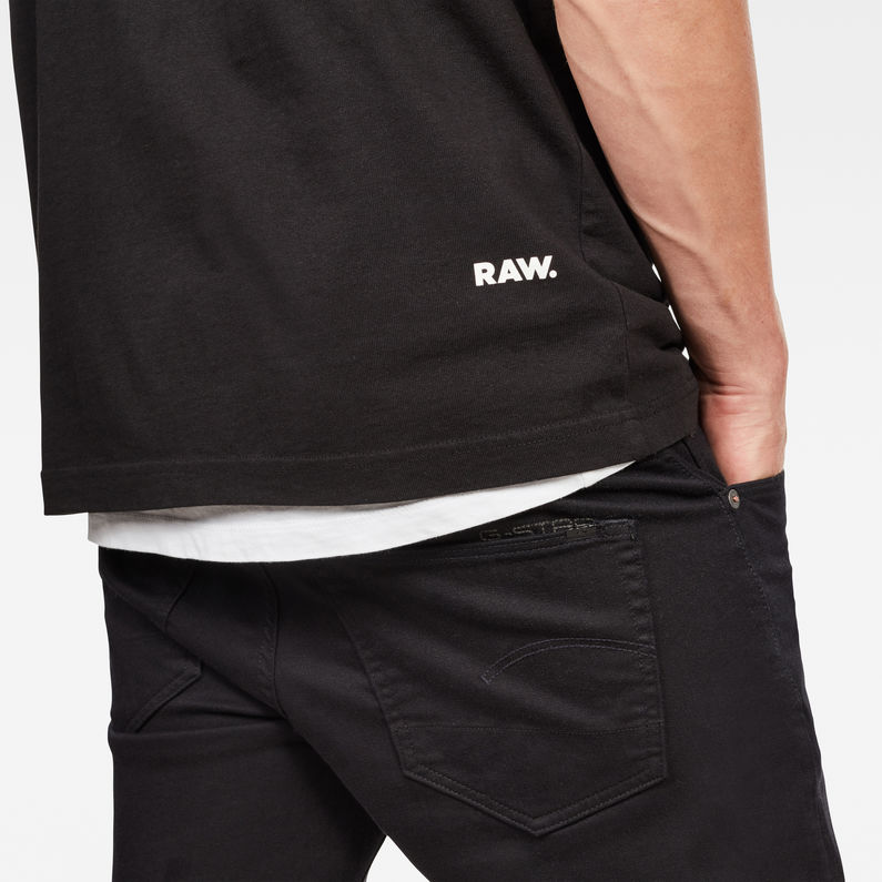 G-Star RAW® Dommic Loose T-Shirt Black detail shot