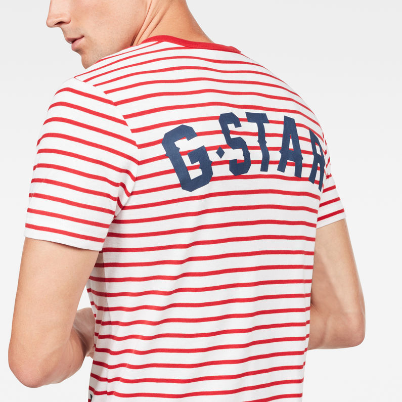 G-Star RAW® 06 Slim T-Shirt Red detail shot