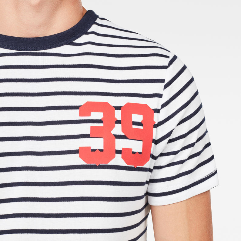 G-Star RAW® 06 Slim T-Shirt White detail shot