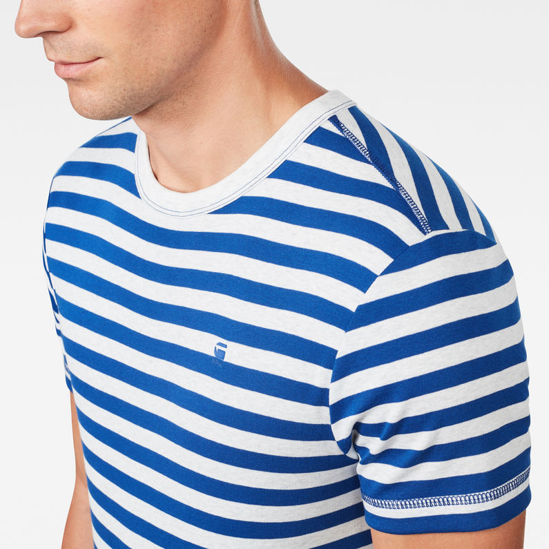 G-Star RAW® Kantano Slim T-Shirt Medium blue detail shot