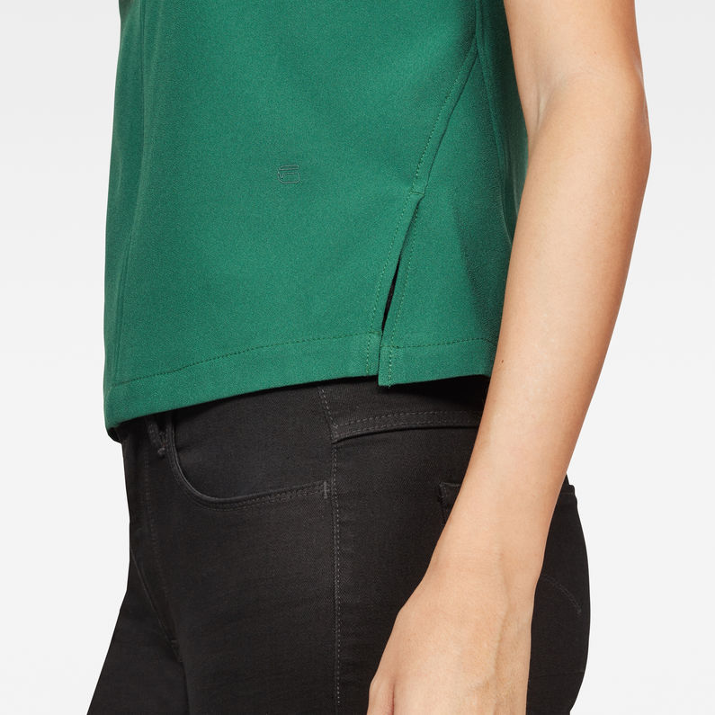 G-Star RAW® Deline Sleeveless Top Green