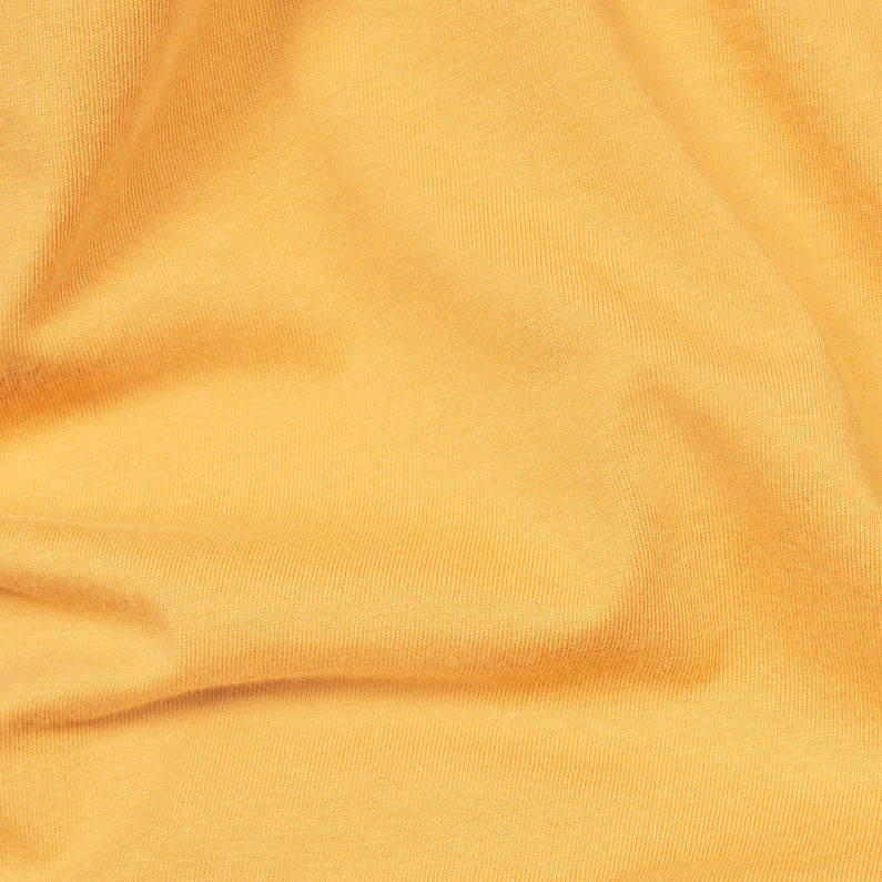 G-Star RAW® 10 T-Shirt Yellow fabric shot