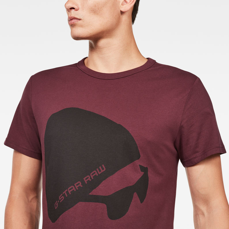 G-Star RAW® 11 T-Shirt Purple detail shot
