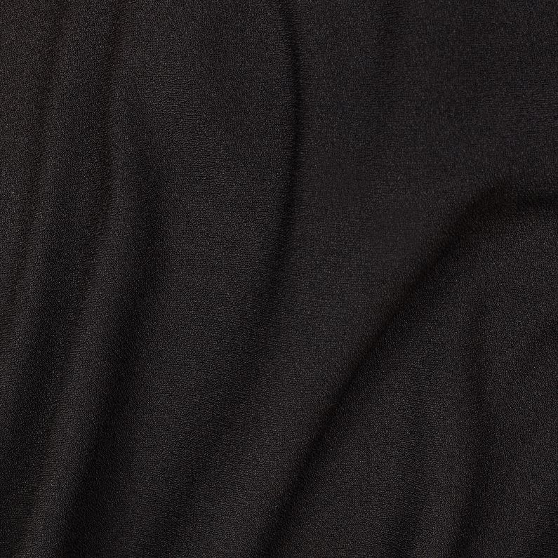 G-Star RAW® Bristum Deconstructed Shirt Dress Black fabric shot