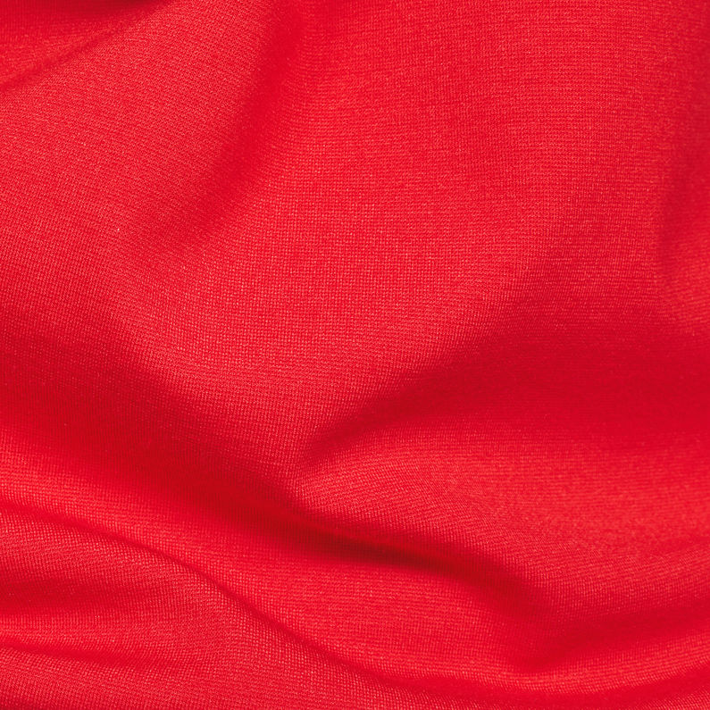 G-Star RAW® Silber Cropped T-Shirt Red fabric shot