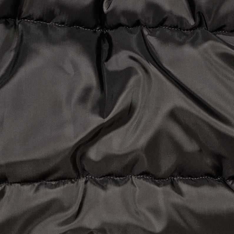 G-STAR® Whistler Quilted Hooded Bomber Grey fabric shot