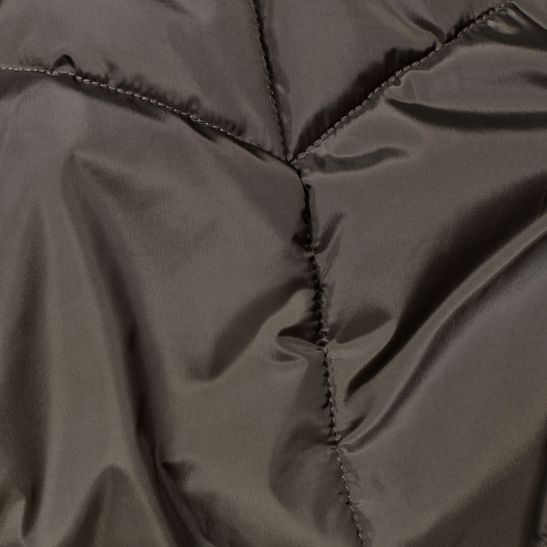 G-Star RAW® Whistler Meefic Quilted Bomber Grey fabric shot