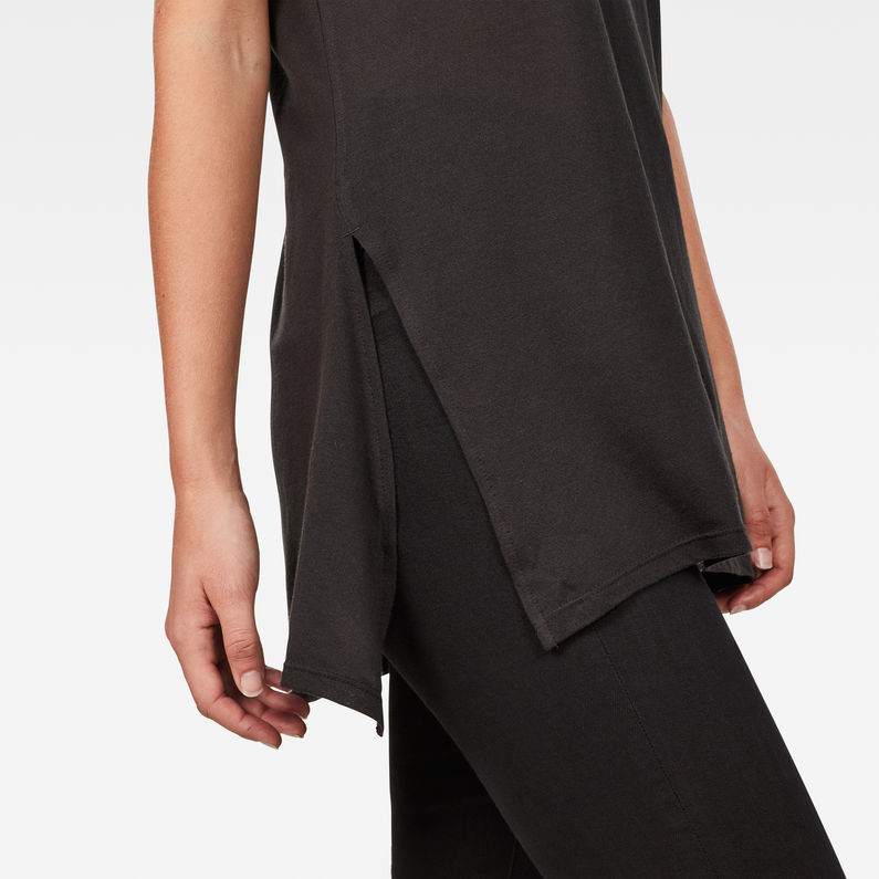 G-Star RAW® Rovi Knotted T-Shirt Schwarz detail shot