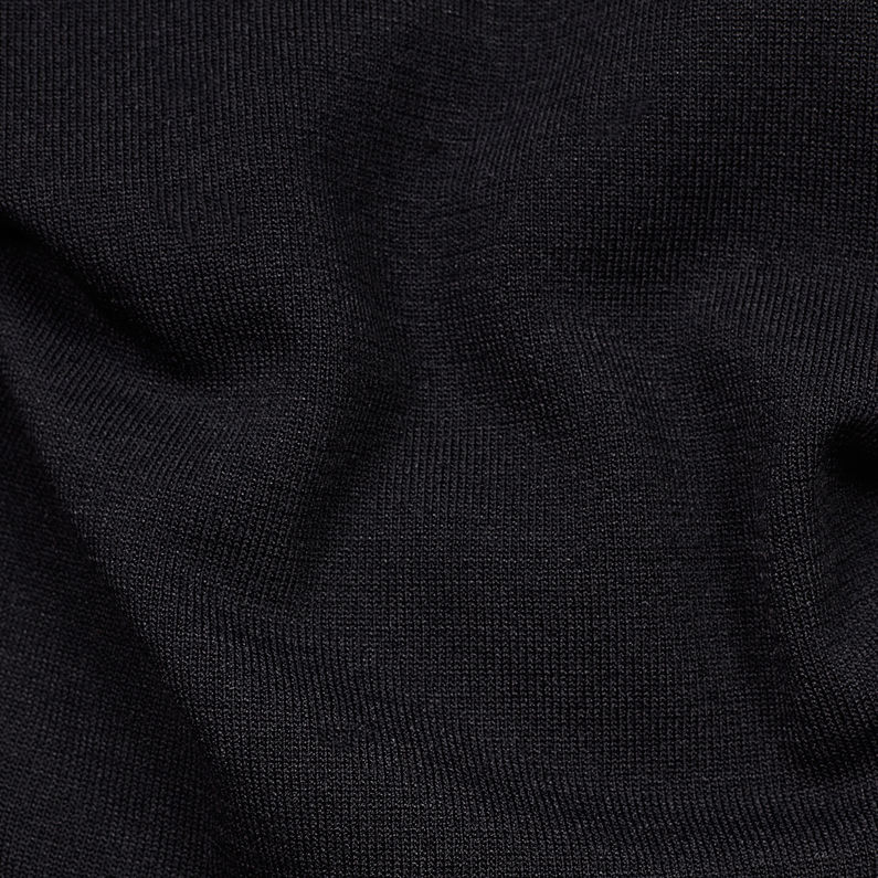 G-Star RAW® Suzaki Knit Dress Noir fabric shot