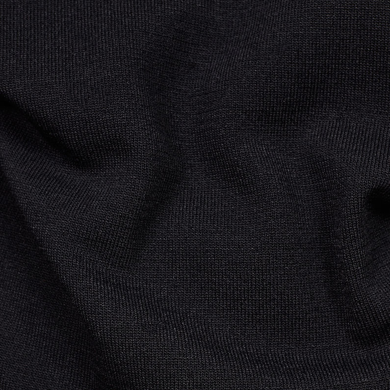 G-STAR® Suzaki Knit Dress Black fabric shot