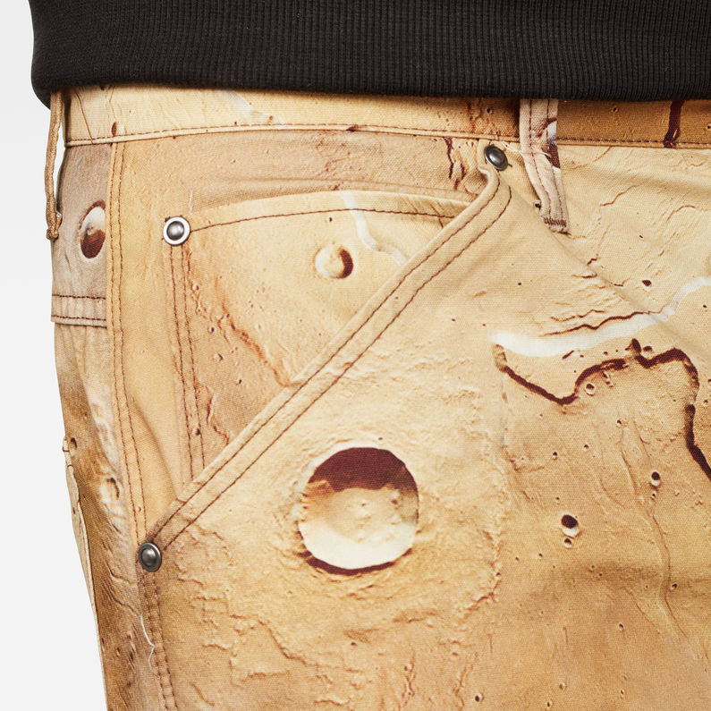 G-STAR® 5622 G-Star Elwood 3D Tapered Color Jeans Bruin