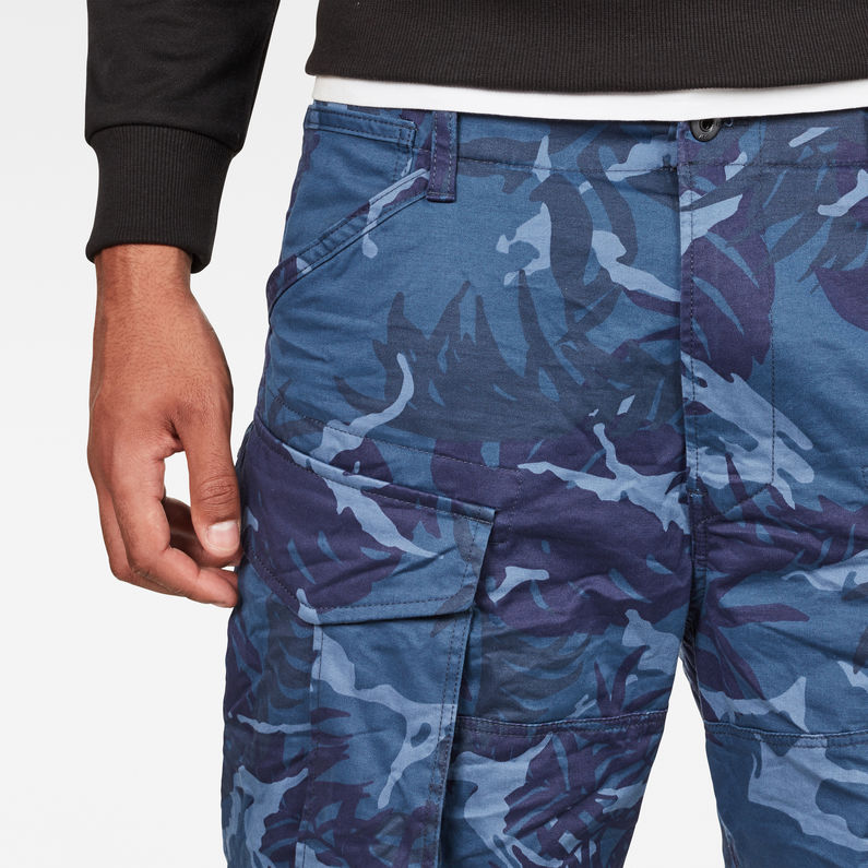 G-Star RAW® Rovic Relaxed 1/2 Shorts Dark blue detail shot
