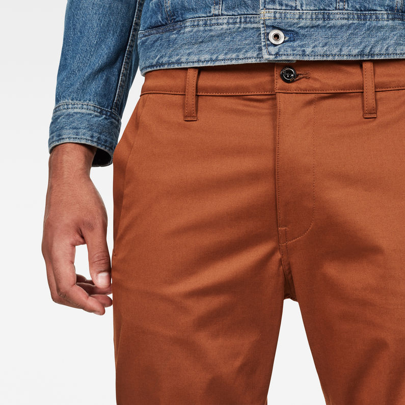 G-Star RAW® Bronson Straight Short Marrón detail shot