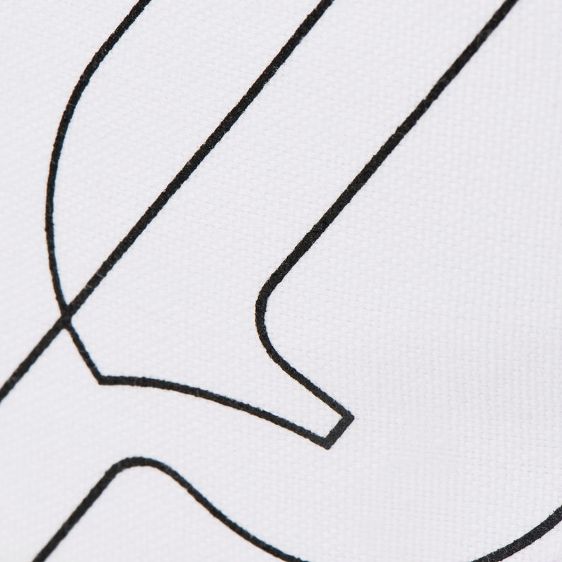 G-STAR® Rovulc Pattern Mid Sneakers White fabric shot