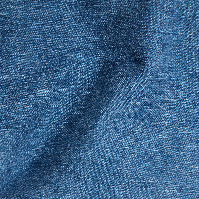 G-Star RAW® Tacoma Slim Flare Dress Bleu moyen fabric shot