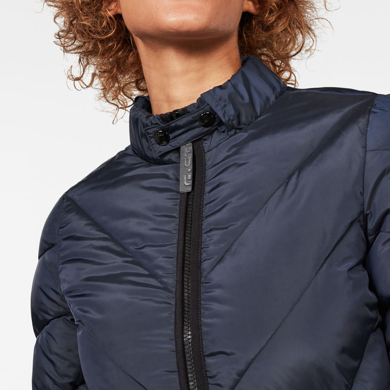 G-Star RAW® Strett Padded Jacket Dark blue detail shot