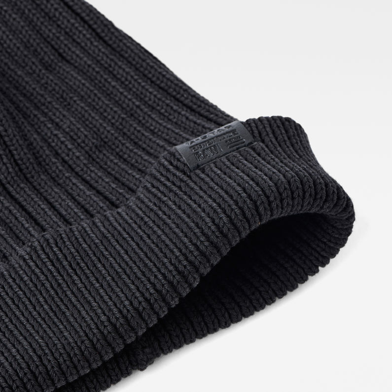 G-Star RAW® Wyddo beanie Black detail shot buckle